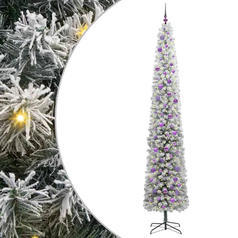 Dirbtinė Kalėdų eglutė Žalia 270 cm PVC, plienas ir plastikas