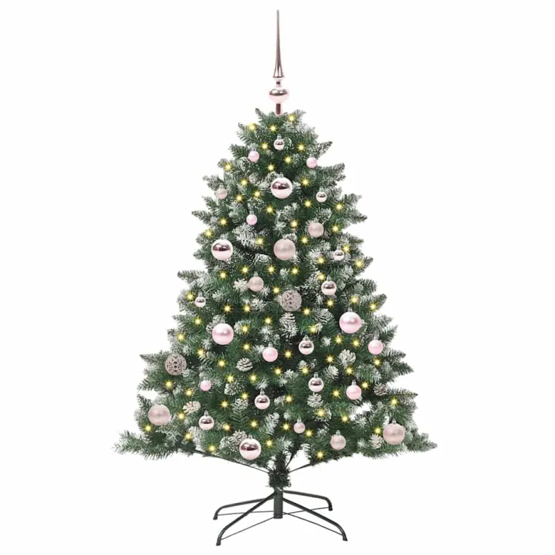 Dirbtinė Kalėdų eglutė Žalia 120 cm PVC, plastikas ir plienas