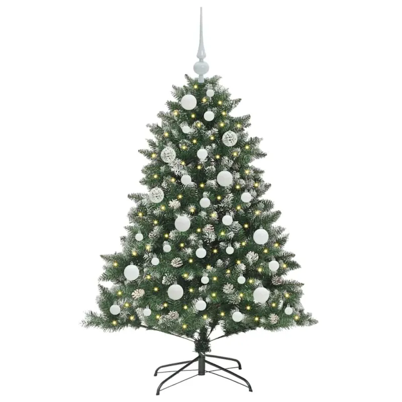 Dirbtinė Kalėdų eglutė Žalia 120 cm PVC, plastikas ir plienas
