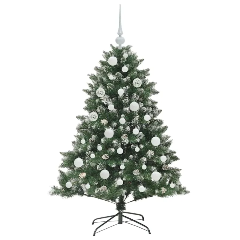 Dirbtinė Kalėdų eglutė Žalia 120 cm PVC, plastikas ir plienas