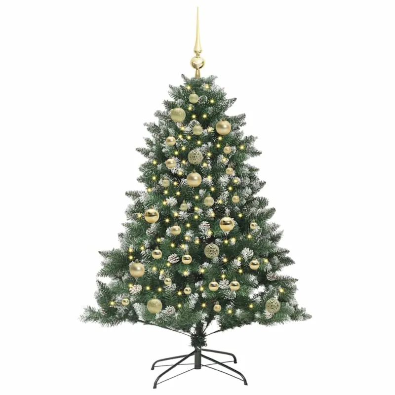 Dirbtinė Kalėdų eglutė Žalia 120 cm PVC, plastikas ir plienas