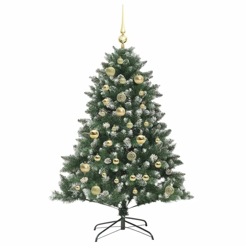 Dirbtinė Kalėdų eglutė Žalia 120 cm PVC, plastikas ir plienas