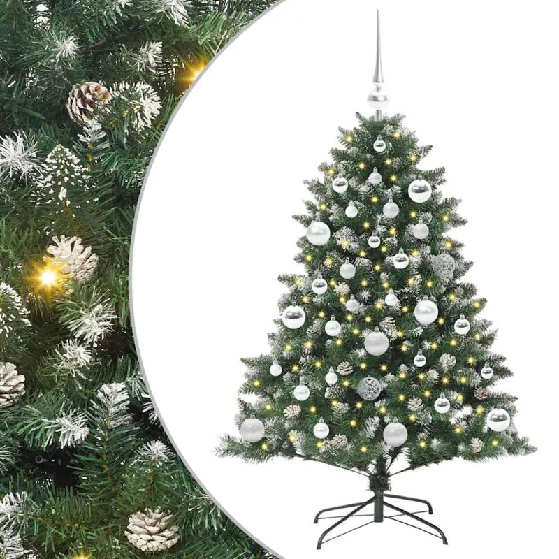 Dirbtinė Kalėdų eglutė Žalia 120 cm PVC, plastikas ir plienas