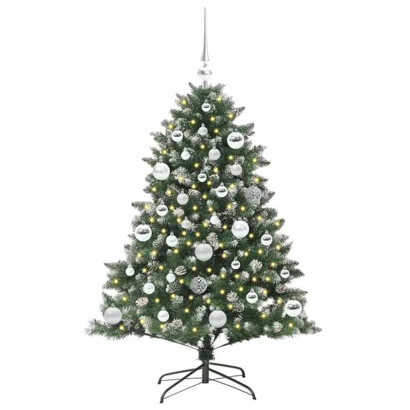 Dirbtinė Kalėdų eglutė Žalia 120 cm PVC, plastikas ir plienas