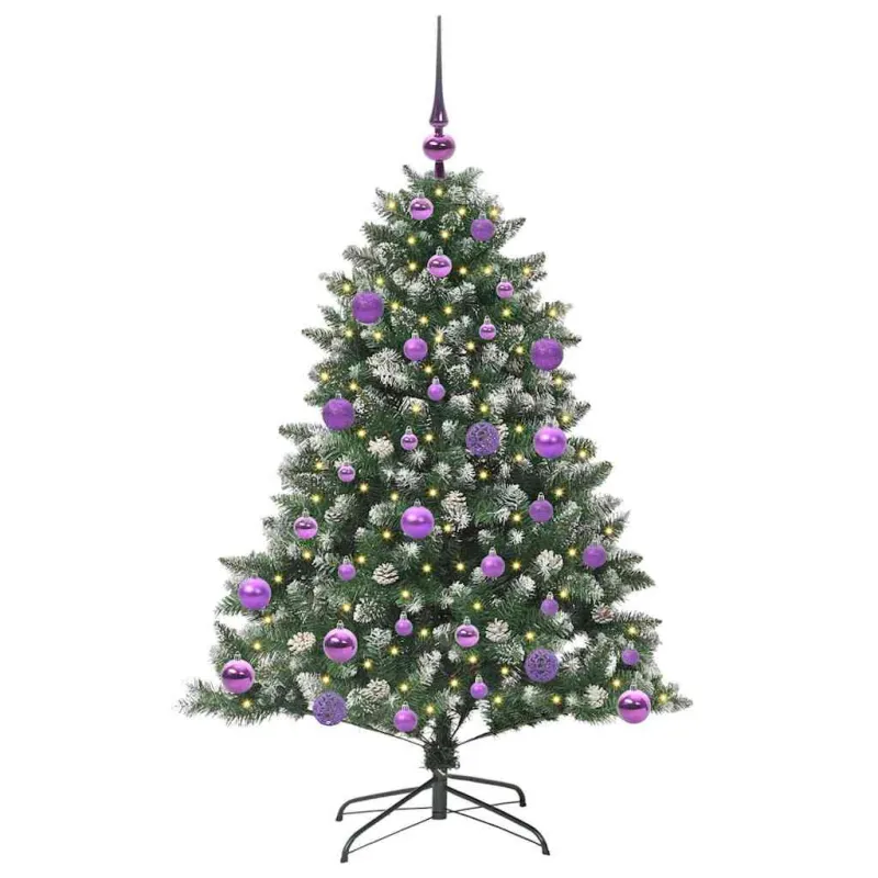 Dirbtinė Kalėdų eglutė Žalia 120 cm PVC, plastikas ir plienas