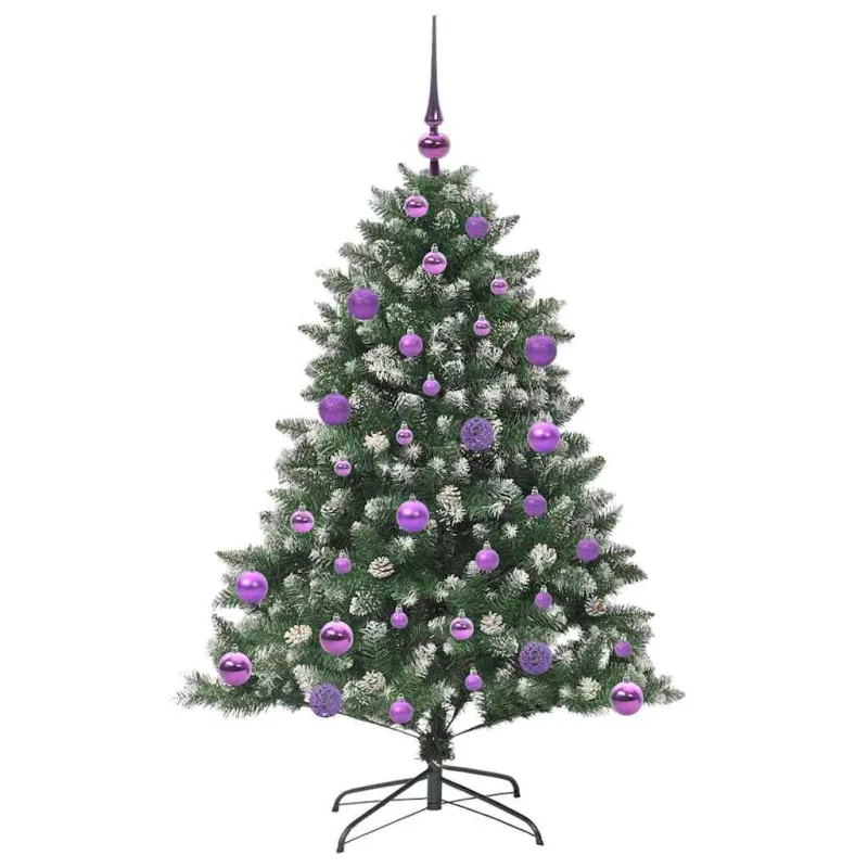 Dirbtinė Kalėdų eglutė Žalia 120 cm PVC, plastikas ir plienas