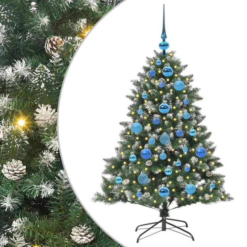Dirbtinė Kalėdų eglutė Žalia 120 cm PVC, plastikas ir plienas