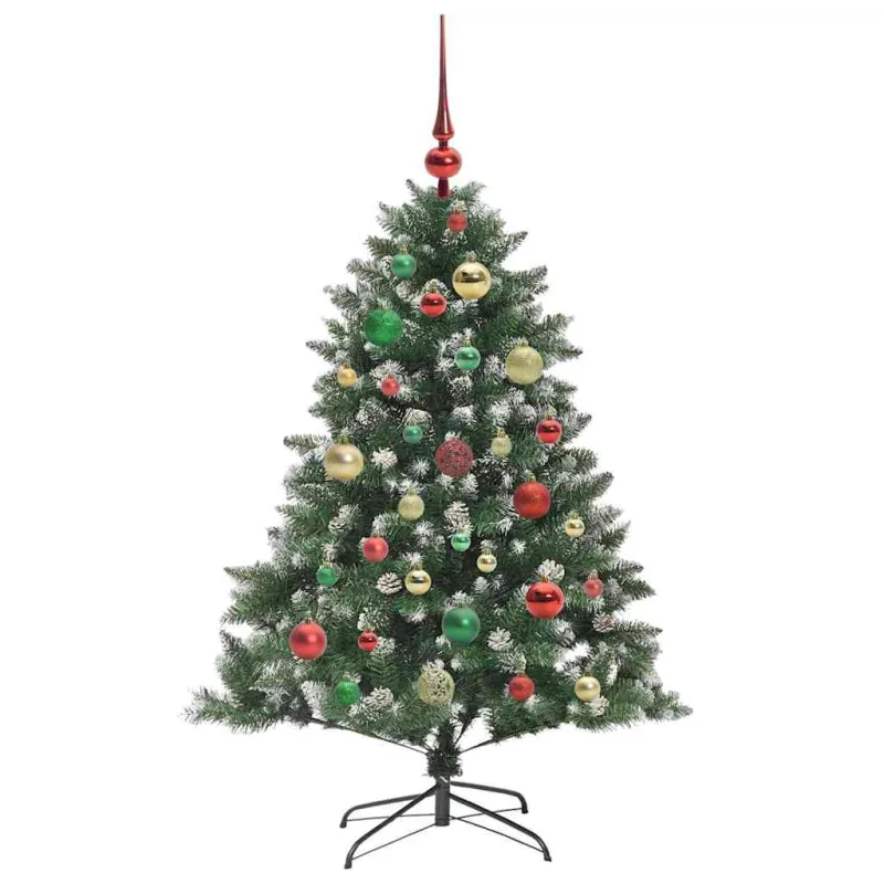 Dirbtinė Kalėdų eglutė Žalia 120 cm PVC, plastikas ir plienas