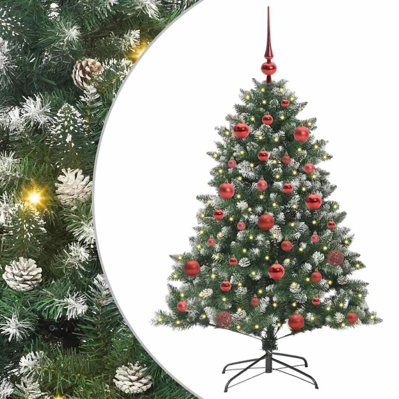 Dirbtinė Kalėdų eglutė Žalia 150 cm PVC, plastikas ir plienas