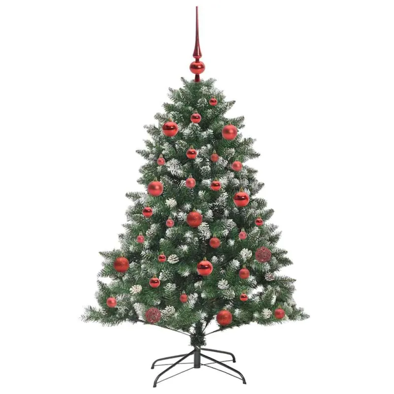 Dirbtinė Kalėdų eglutė Žalia 150 cm PVC, plastikas ir plienas