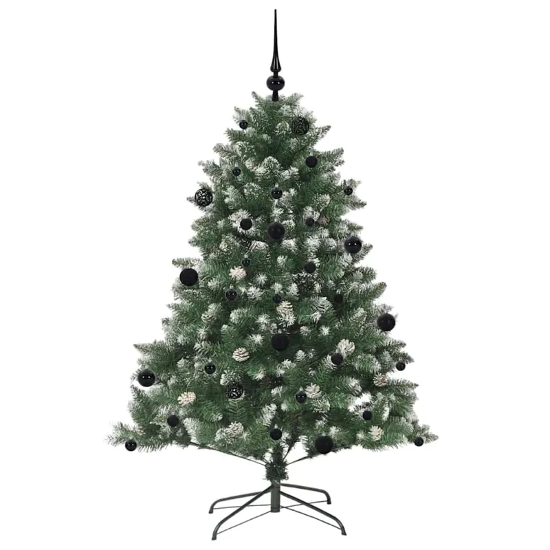 Dirbtinė Kalėdų eglutė Žalia 150 cm PVC, plastikas ir plienas