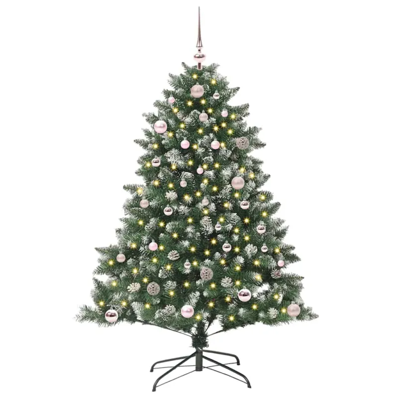 Dirbtinė Kalėdų eglutė Žalia 150 cm PVC, plastikas ir plienas
