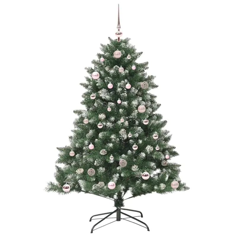 Dirbtinė Kalėdų eglutė Žalia 150 cm PVC, plastikas ir plienas