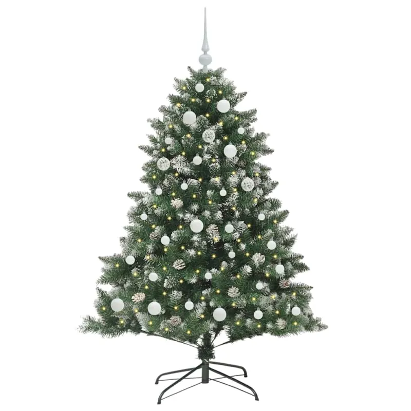 Dirbtinė Kalėdų eglutė Žalia 150 cm PVC, plastikas ir plienas