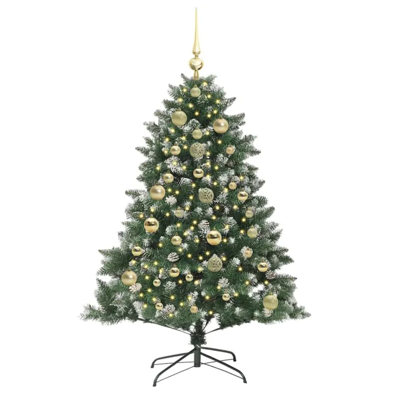 Dirbtinė Kalėdų eglutė Žalia 150 cm PVC, plastikas ir plienas