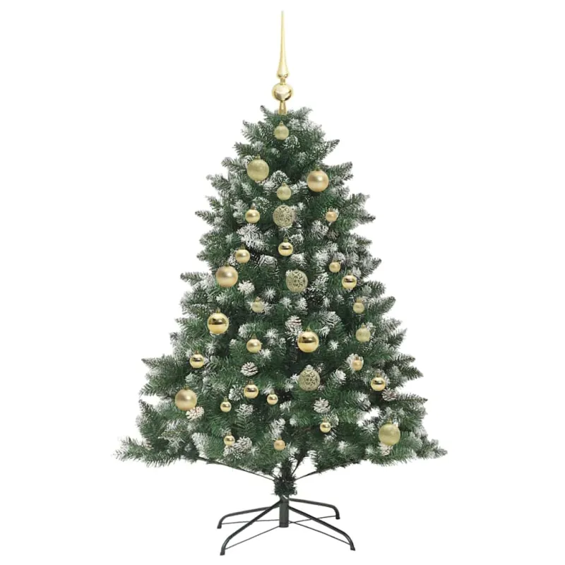 Dirbtinė Kalėdų eglutė Žalia 150 cm PVC, plastikas ir plienas