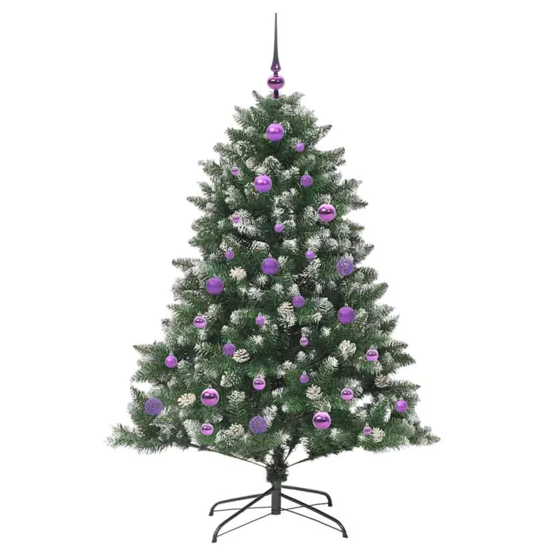 Dirbtinė Kalėdų eglutė Žalia 150 cm PVC, plastikas ir plienas