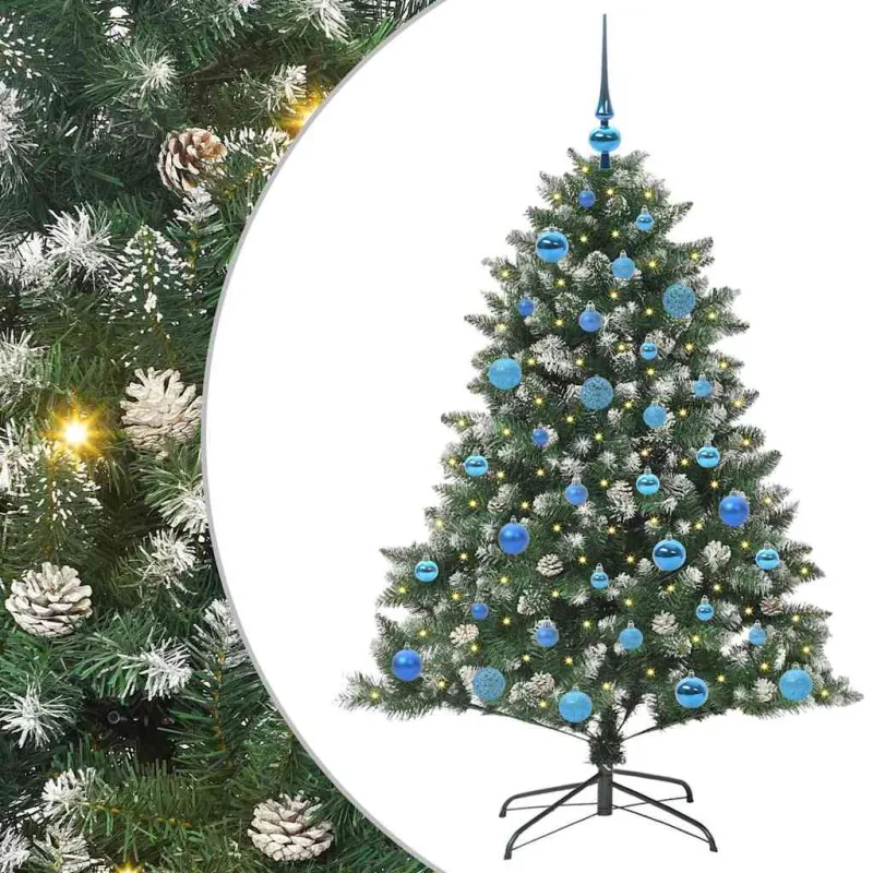 Dirbtinė Kalėdų eglutė Žalia 150 cm PVC, plastikas ir plienas