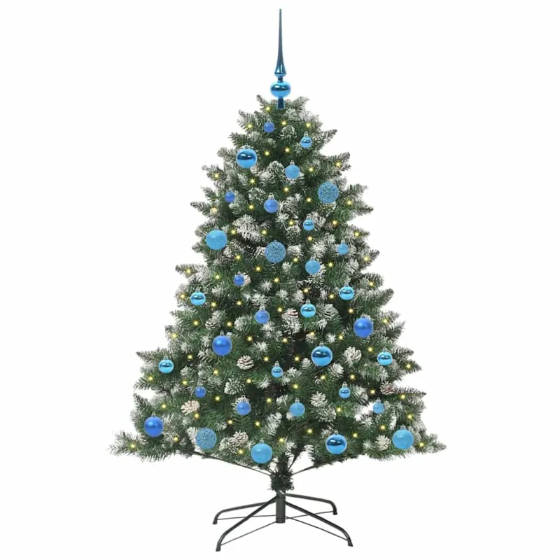 Dirbtinė Kalėdų eglutė Žalia 150 cm PVC, plastikas ir plienas
