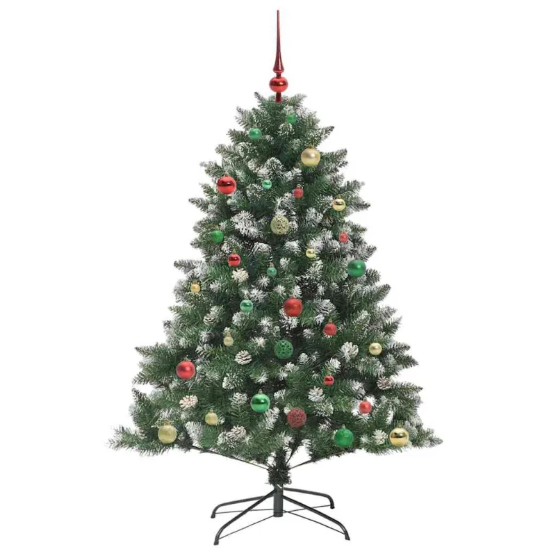Dirbtinė Kalėdų eglutė Žalia 150 cm PVC, plastikas ir plienas