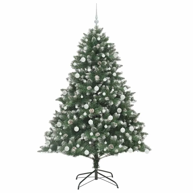 Dirbtinė Kalėdų eglutė Žalia 180 cm PVC, plastikas ir plienas