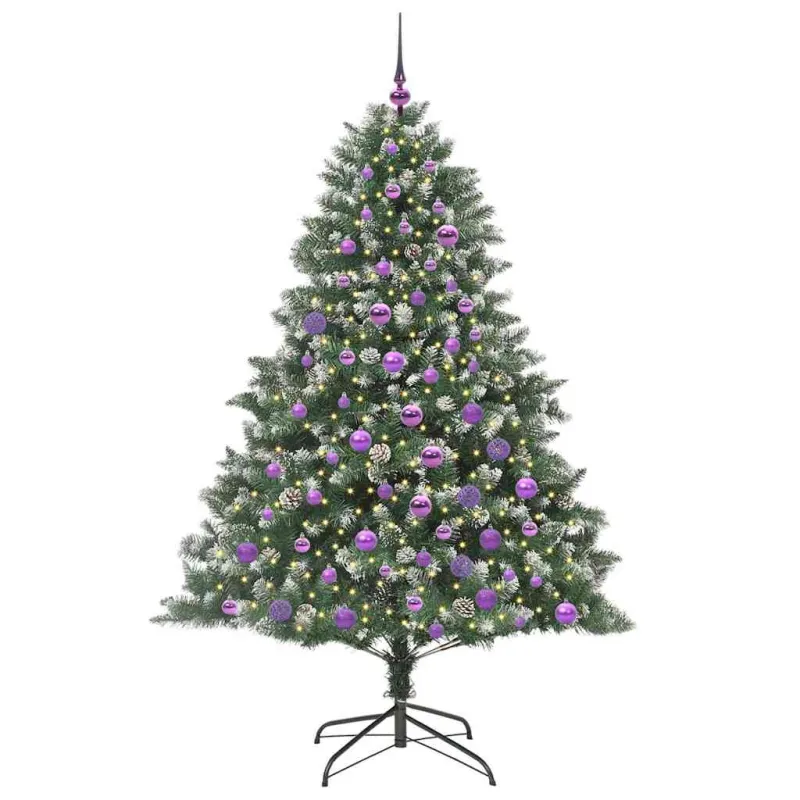 Dirbtinė Kalėdų eglutė Žalia 180 cm PVC, plastikas ir plienas
