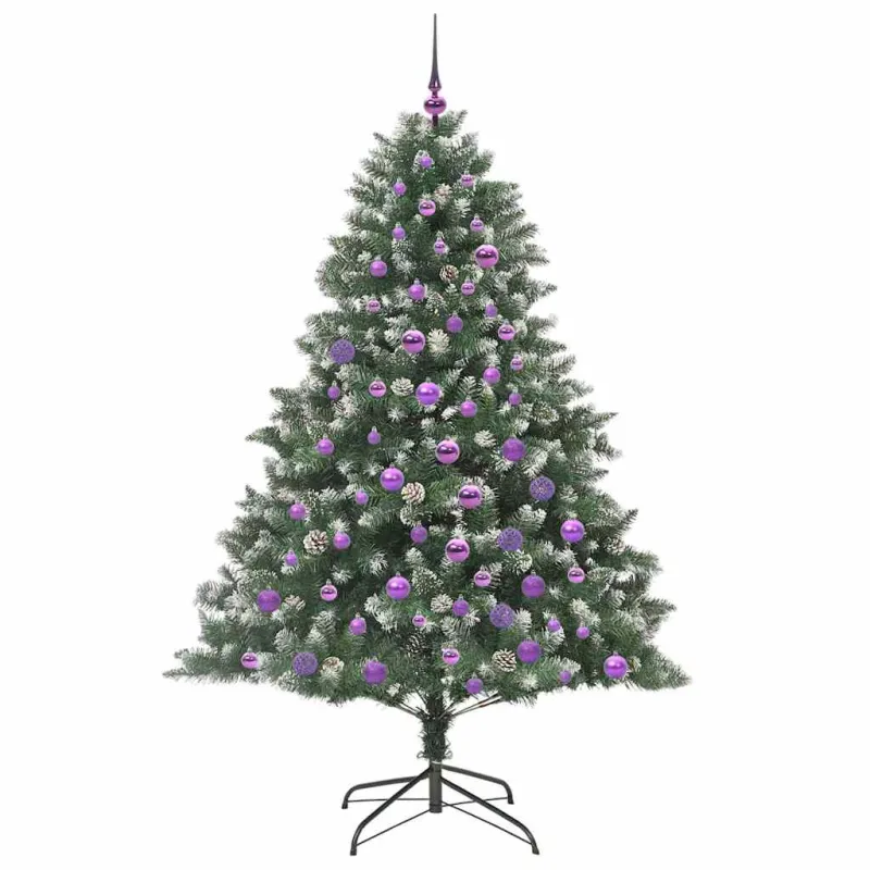 Dirbtinė Kalėdų eglutė Žalia 180 cm PVC, plastikas ir plienas