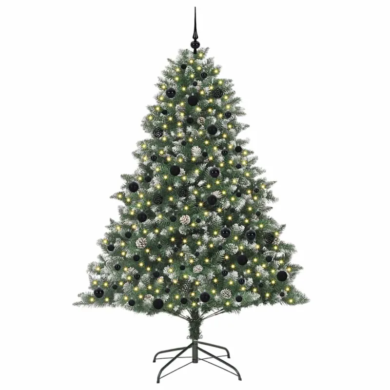 Dirbtinė Kalėdų eglutė Žalia 210 cm PVC, plastikas ir plienas