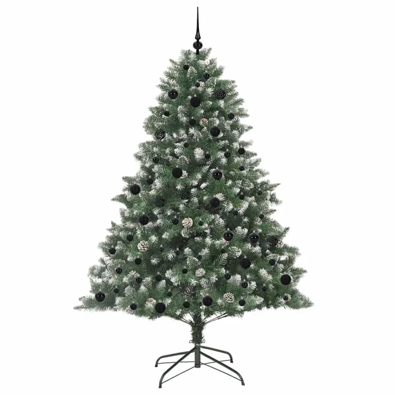 Dirbtinė Kalėdų eglutė Žalia 210 cm PVC, plastikas ir plienas