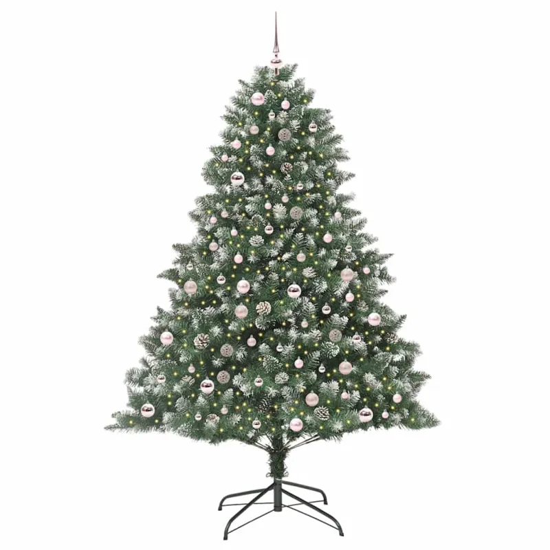 Dirbtinė Kalėdų eglutė Žalia 210 cm PVC, plastikas ir plienas
