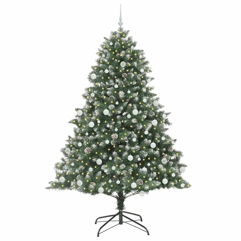 Dirbtinė Kalėdų eglutė Žalia 210 cm PVC, plastikas ir plienas