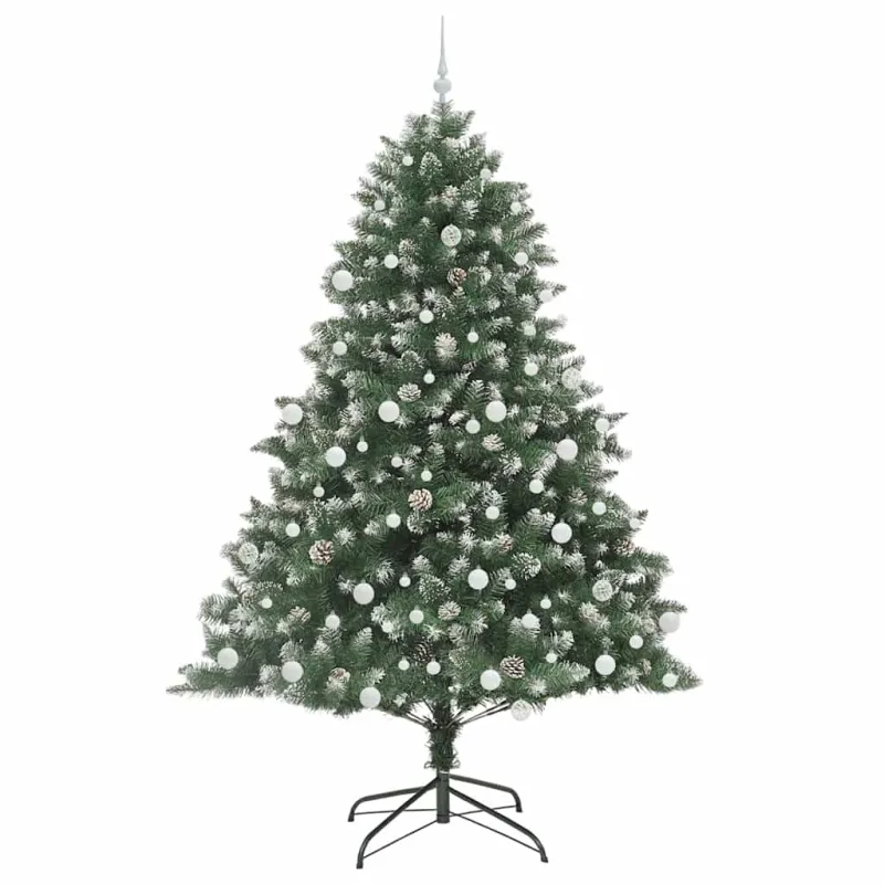 Dirbtinė Kalėdų eglutė Žalia 210 cm PVC, plastikas ir plienas