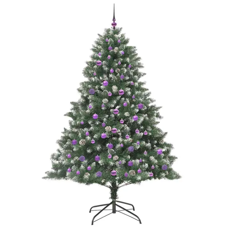 Dirbtinė Kalėdų eglutė Žalia 210 cm PVC, plastikas ir plienas