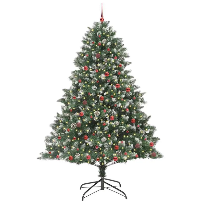 Dirbtinė Kalėdų eglutė Žalia 240 cm PVC, plastikas ir plienas