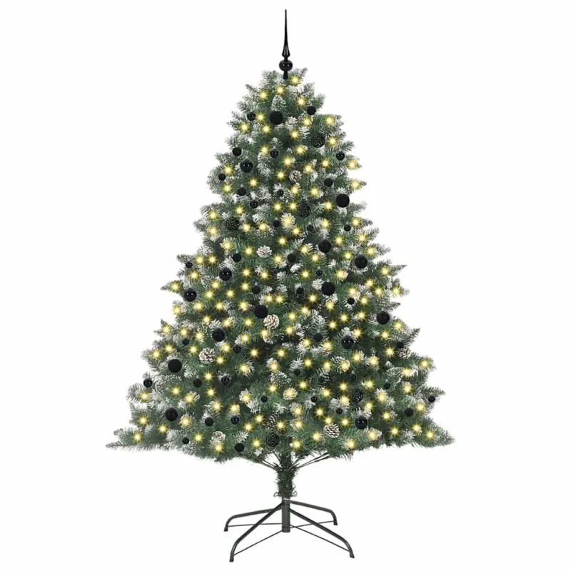 Dirbtinė Kalėdų eglutė Žalia 240 cm PVC, plastikas ir plienas