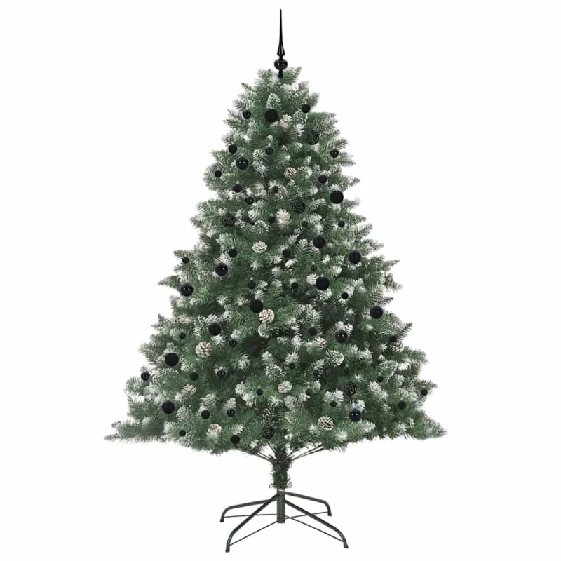 Dirbtinė Kalėdų eglutė Žalia 240 cm PVC, plastikas ir plienas