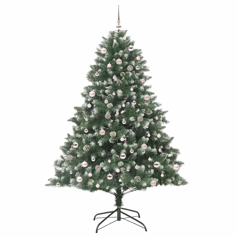 Dirbtinė Kalėdų eglutė Žalia 240 cm PVC, plastikas ir plienas