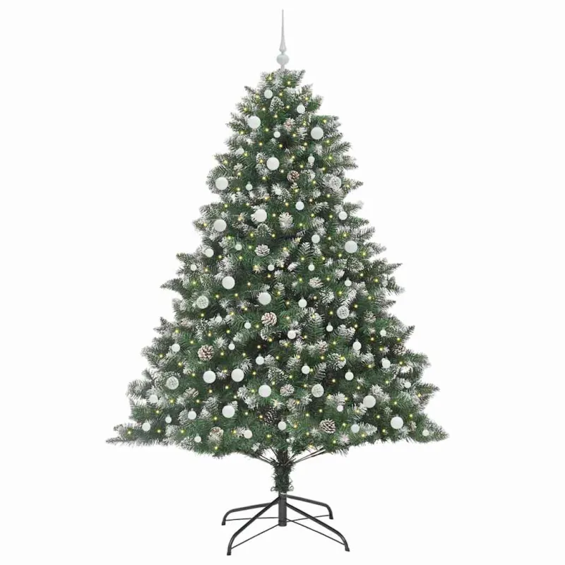 Dirbtinė Kalėdų eglutė Žalia 240 cm PVC, plastikas ir plienas