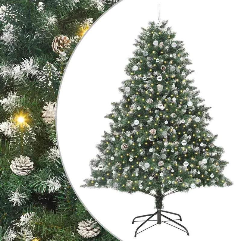 Dirbtinė Kalėdų eglutė Žalia 240 cm PVC, plastikas ir plienas