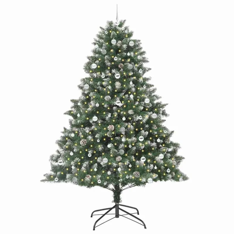 Dirbtinė Kalėdų eglutė Žalia 240 cm PVC, plastikas ir plienas