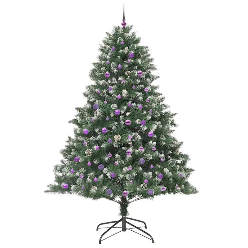 Dirbtinė Kalėdų eglutė Žalia 240 cm PVC, plastikas ir plienas