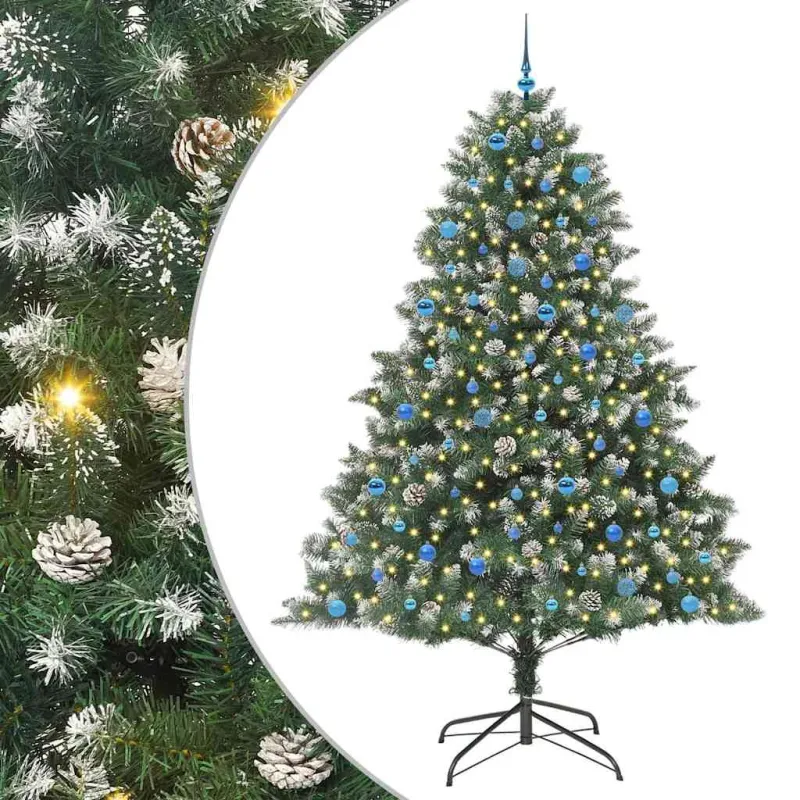 Dirbtinė Kalėdų eglutė Žalia 240 cm PVC, plastikas ir plienas