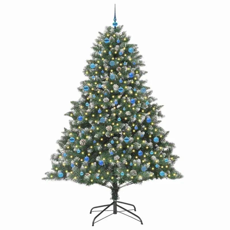 Dirbtinė Kalėdų eglutė Žalia 240 cm PVC, plastikas ir plienas