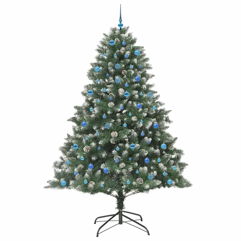 Dirbtinė Kalėdų eglutė Žalia 240 cm PVC, plastikas ir plienas