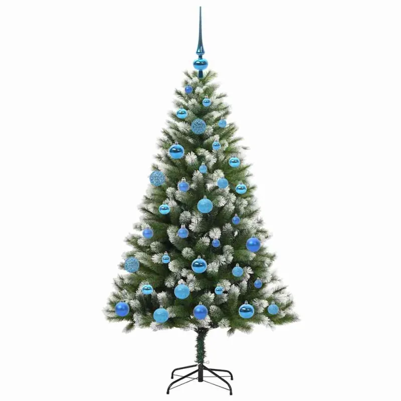 Dirbtinis Lankstus Kalėdų medis su paminkštintu sniegu 150 cm