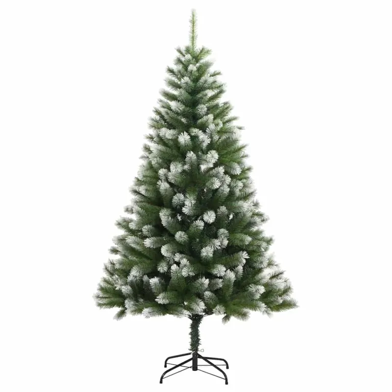 Dirbtinis Lankstus Kalėdų medis su paminkštintu sniegu 150 cm