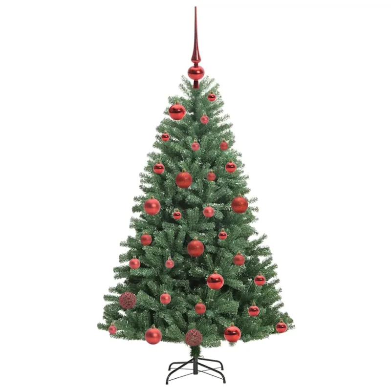 Dirbtinė Sulankstoma Kalėdų Eglutė Žalia 120 cm PVC ir metalas