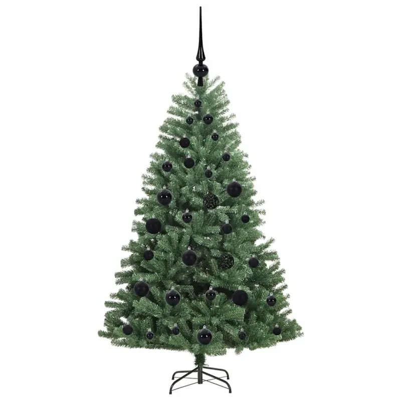 Dirbtinė Sulankstoma Kalėdų Eglutė Žalia 120 cm PVC ir metalas