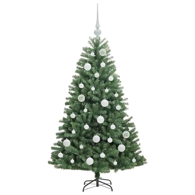 Dirbtinė Sulankstoma Kalėdų Eglutė Žalia 120 cm PVC ir metalas