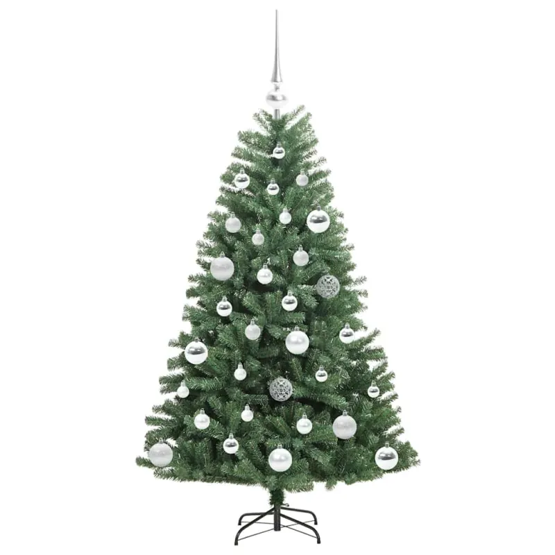Dirbtinė Sulankstoma Kalėdų Eglutė Žalia 120 cm PVC ir metalas